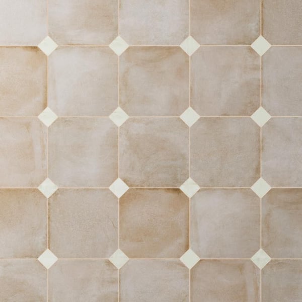 Laverton Octagon Arena with Taco Nieve 8 in. x 8 in. Porcelain Floor and Wall Tile (22.5 sq. ft. /Case)