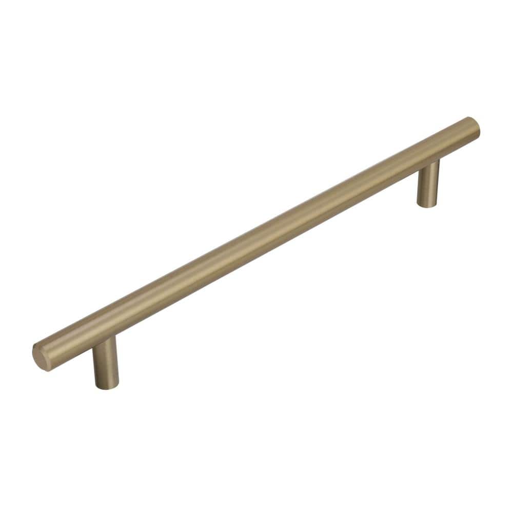 Bar Pulls 7-9/16 in. (192mm) Modern Golden Champagne Bar Cabinet Pull