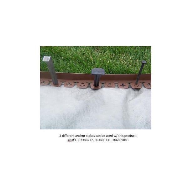 Valley View Industries 60 ft. L x 2 in. W x 1.5 in. H Light Brown Resin Innovative Edge No Dig Edging with 9 in. Poly Nails (48-Quantity) Valley View Industries 60 ft. L x 2 in. W x 1.5 in. H Light Brown Resin Innovative Edge No Dig Edging with 9 in. Poly Nails (48-Quantity)