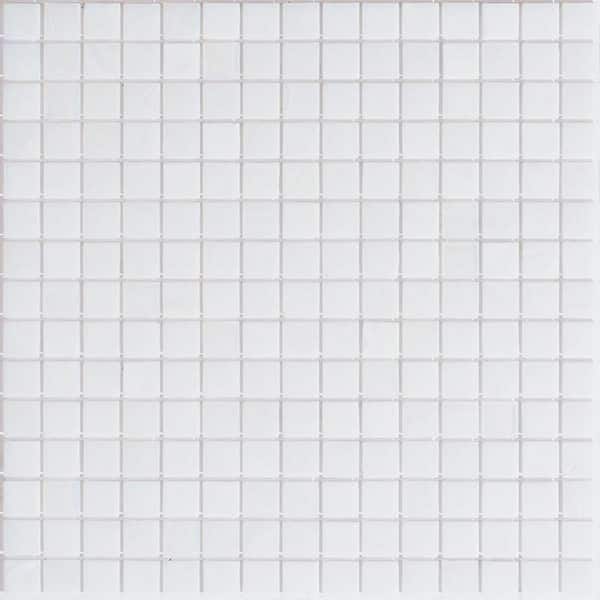 Apollo Tile Celestial 4" x 6" Glossy White Dove Glass Mosaic Uniform square Wall and Floor Sample Tile 0.13 sq. ft./Piece (1-Pack)