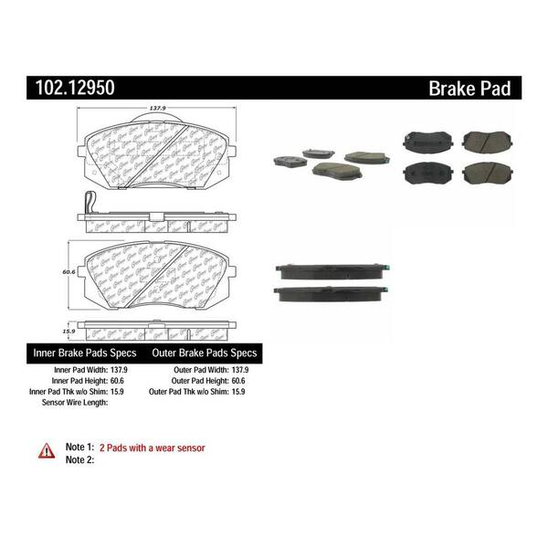 Centric Parts Disc Brake Pad Set