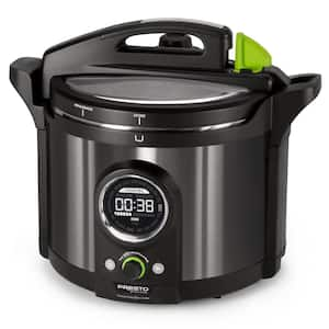 Presto Precise 1485 Watt 12 Qt Black Digital Electric Pressure Canner 02144 The Home Depot