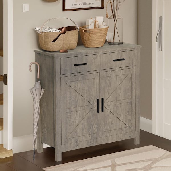 2 Door 3 Drawer Cabinet, Suitable for Bedroom, Living Room, Study in Natural