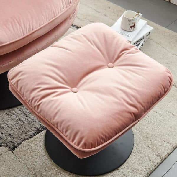 Pink velvet best sale chair ikea