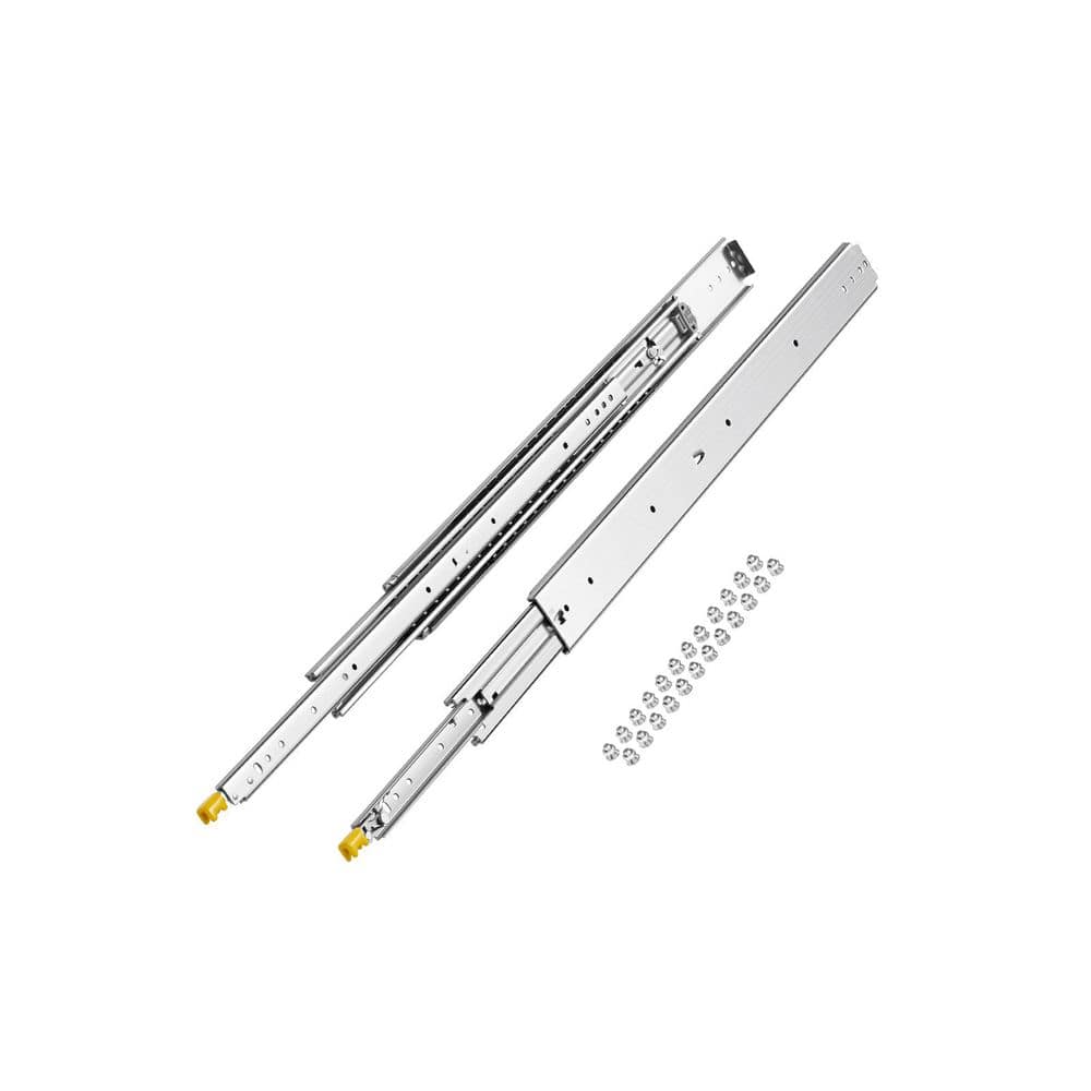 1 Pair Full Extension Locking Drawer Slides Ball Bearing Side Mount Rails, 18 20 22 28 30 32 36 38 40 44 48 52 56 60 in. price history on PriceWatchPro