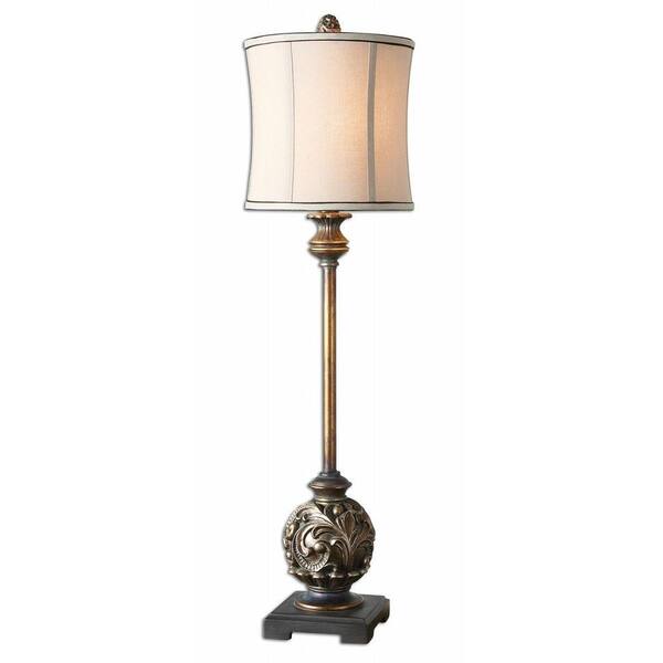 Global Direct 35 in. Aged Bronze Buffet Lamp