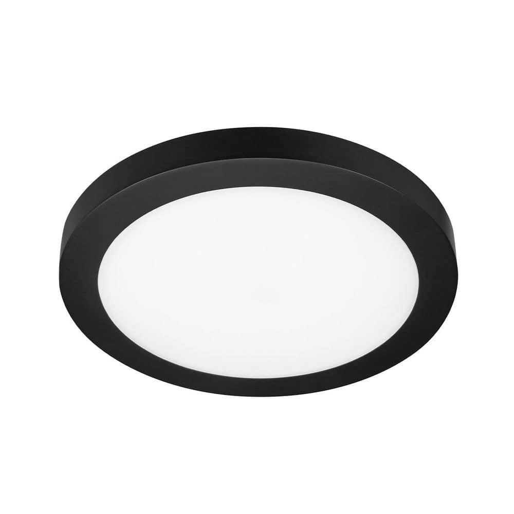 Flexinstall Disk 10 in. Black Indoor Integrated LED Recessed Ceiling Light Flush Mount with 5CCT and 950 lumens price history on PriceWatchPro