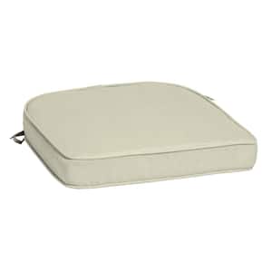 ProFoam 20 in. x 19 in. Tan Leala Rounded Rectangle Outdoor Chair Cushion