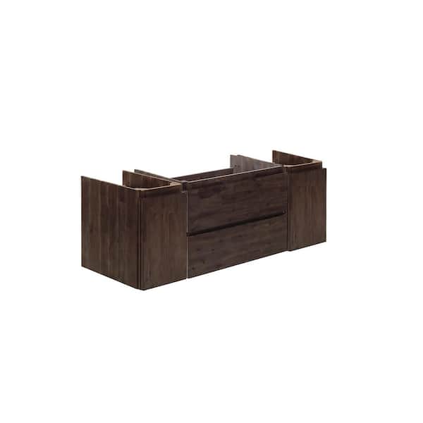 Fresca Formosa 47 in. Wall Mount Floating Single Bath Vanity Cabinet without Top in Acacia