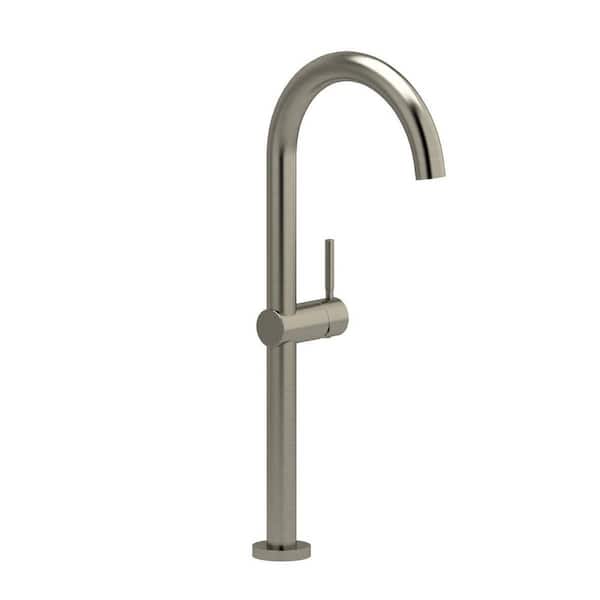 Riu Single Hole Single-Handle Bathroom Faucet in Brushed Nickel