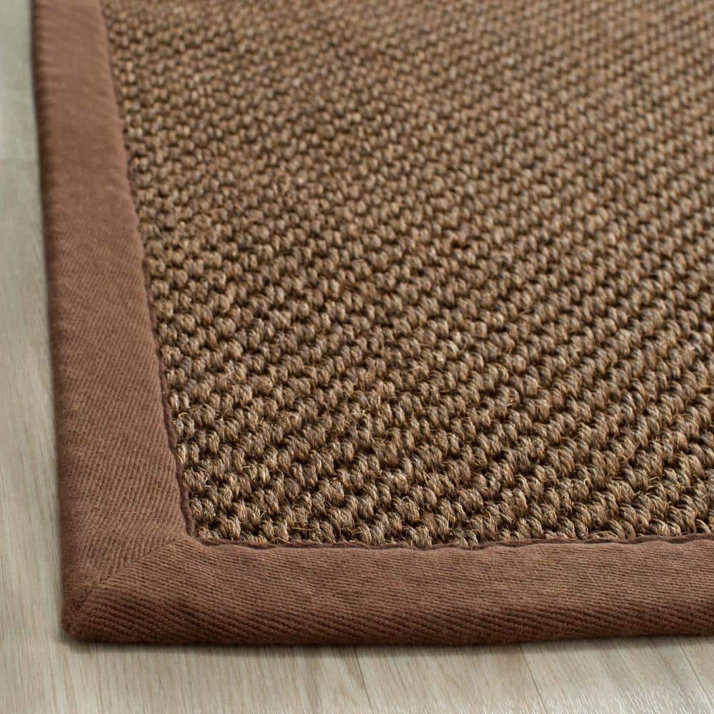 Brown Sisal Non-slip 2' x 4' Area Rug