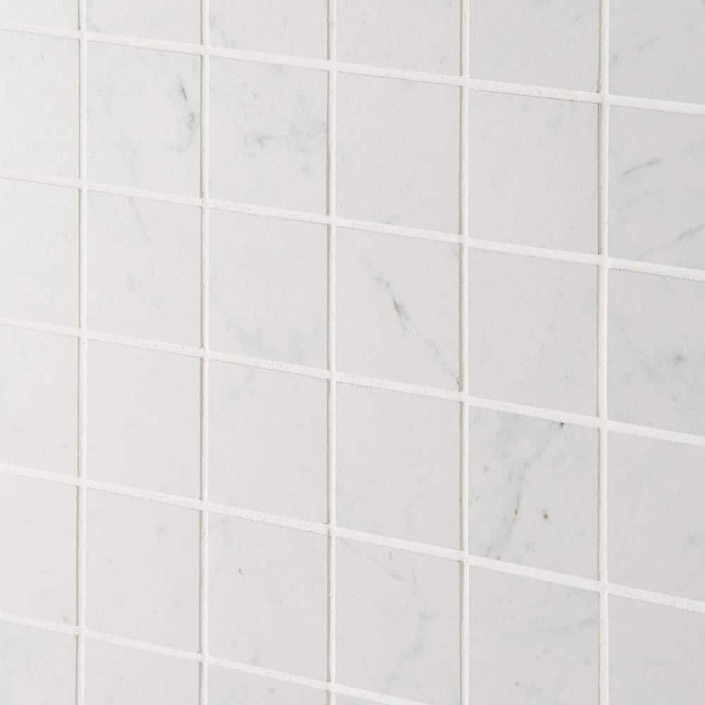 Carrara Giola Matte Porcelain Mosaic Tile for Kitchen and Bathroom