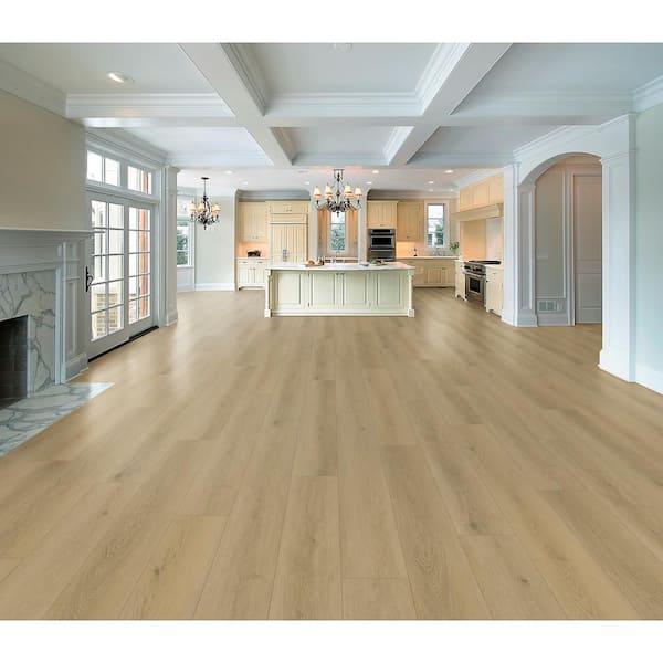 Montserrat Austrian Taupe 14 mm T x W HDF Waterproof AC5 Click  Lock Laminate Wood Flooring MNST-2023144