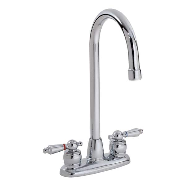 Symmons Symmetrix 2-Handle Centerset Bar Faucet in Polished Chrome (1.5 GPM)