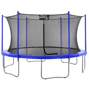 Machrus Upper Bounce 15 ft. Round Trampoline Set with Safety Enclosure System  Outdoor Trampoline for Kids and Adults