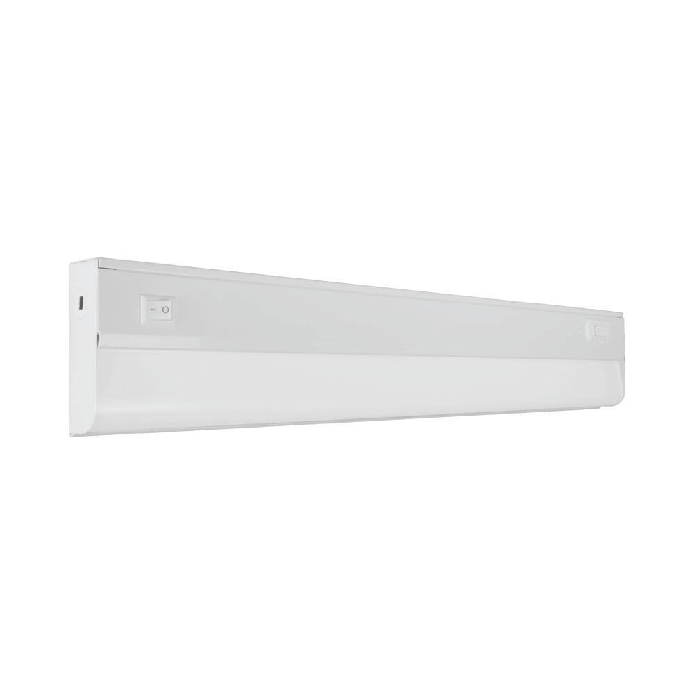 21-Inch White Adjustable LED Under Cabinet Light Bar