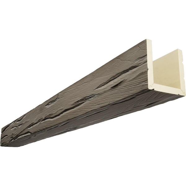 Endurathane 10 in. H x 4 in. W x 18 ft. L Riverwood Harvest Oak Faux Wood Beam