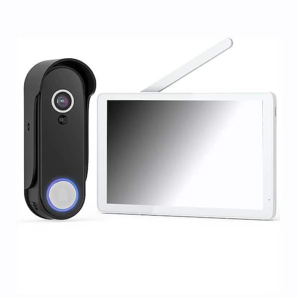 8 1080P Touch Screen Wireless Video Doorbell Intercom with Camera Motion Detection Easy Installation 2-Pack