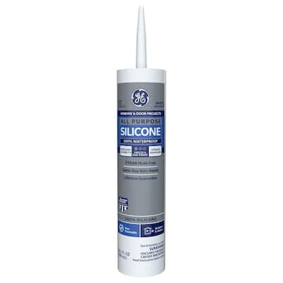Silicone 1 10.1 oz. White All-Purpose Caulk