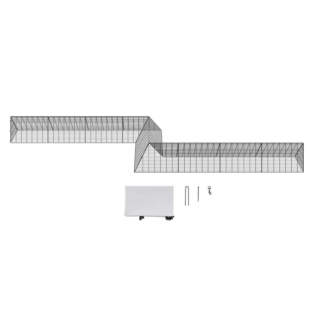 Poultry Fencing Chicken Tunnels, 287 x 78.7 x 24.2 in.Chicken Tunnels for Yard, Portable Chicken Tunnels price history on PriceWatchPro