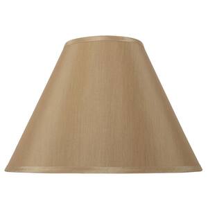 Mix and Match 17 in. Dia x 12.5 in. H Gold Empire Table Lamp Shade