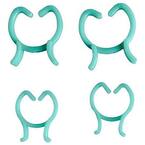 Green Butterfly-Shaped Garden Plant Clips 150-Pack L Lever Loop Grippers