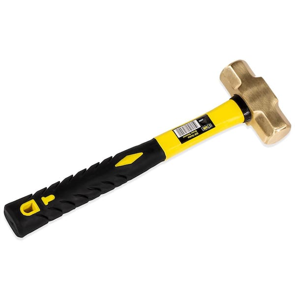 1 lbs. Brass Sledge Hammer with Fiberglass Handle