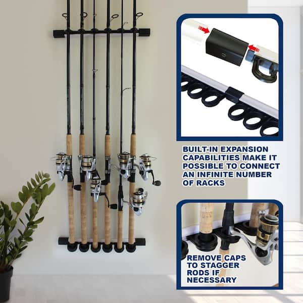 Scratch Tackle Fishing Rod Storage Rack For 6 Rods