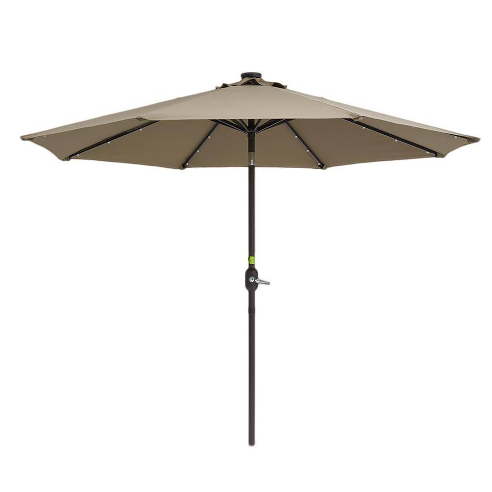 9 ft. Topology Outdoor Patio Umbrella Flip Market Umbrella with Crank and L