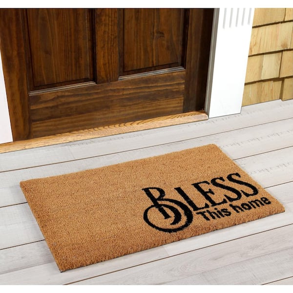 Better Trends Natural Collection Coir Mat Home in Multi Color CO1830BLS ...
