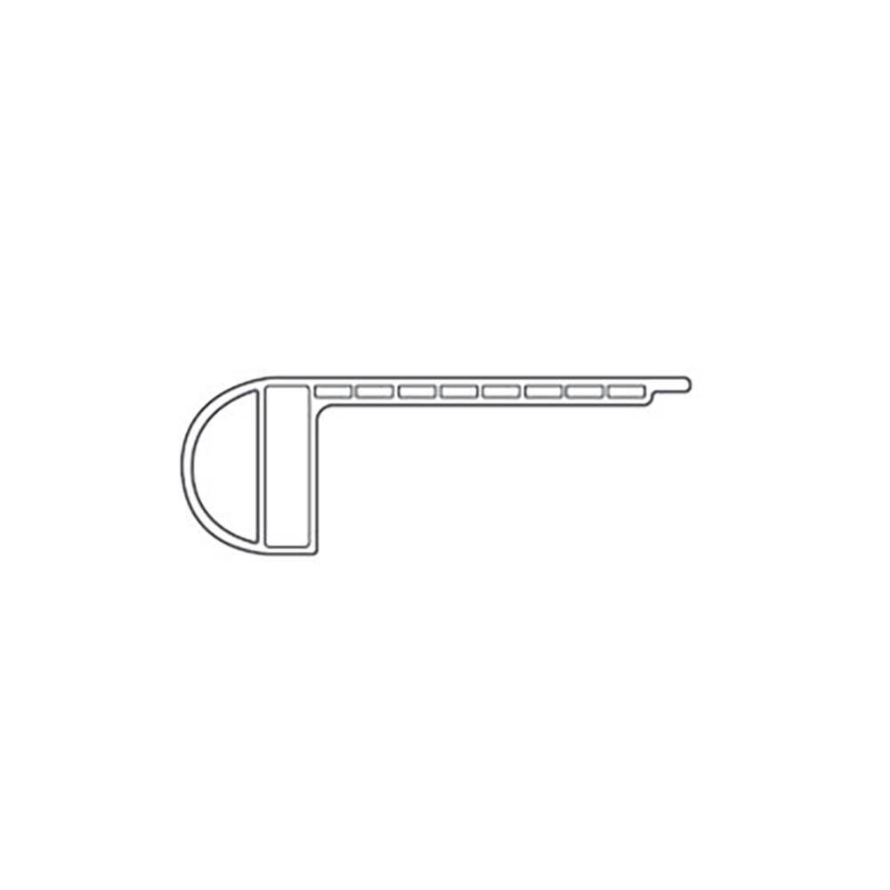Vista Rocklyn 1.57 in. T x 4.49 in. W x 94 in. L Vinyl Flush Stair Nose Molding price history on PriceWatchPro