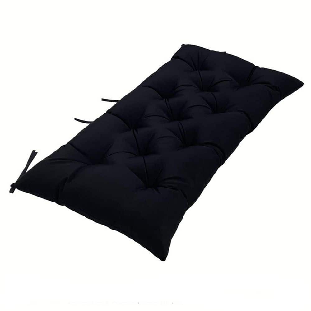 40 in. x 20 in. Black Rectangular Outdoor Bench Cushion, Non-Slip Patio Bench Cushions for Outdoor Furniture price history on PriceWatchPro