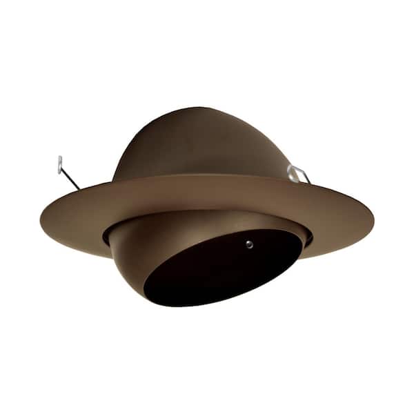 6 in. Oil Rubbed Bronze Recessed Eyeball Trim
