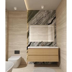 30 in. W x 21.7 in. D Porcelain Single Sink Vanity Top in Frosty White with Pre-Drilled Faucet Hole