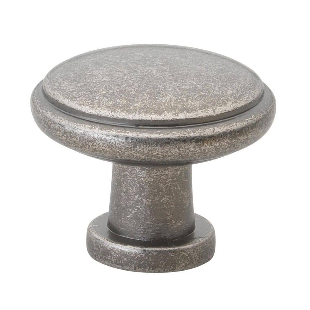Weathered Nickel Round Cabinet Knob Multipack