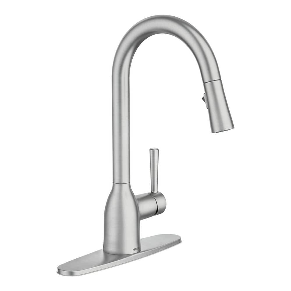 Adler Stainless Steel Pull-Down Kitchen Faucet with Spray