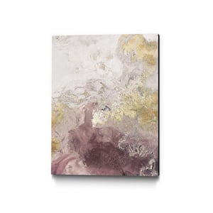 "Ocean Splash II Burgundy Version" by PI Studio Abstract Wall Art 20 in. x 16 in.