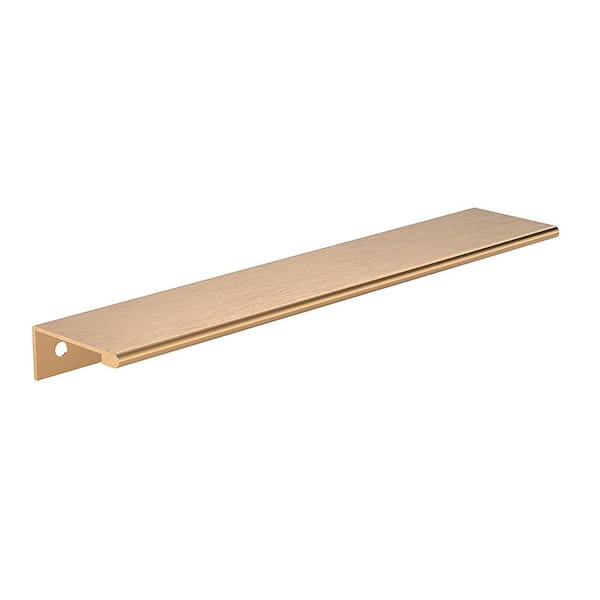 Lincoln Collection 7-9/16 in. (192 mm) Modern Satin Gold Cabinet Egde Pull