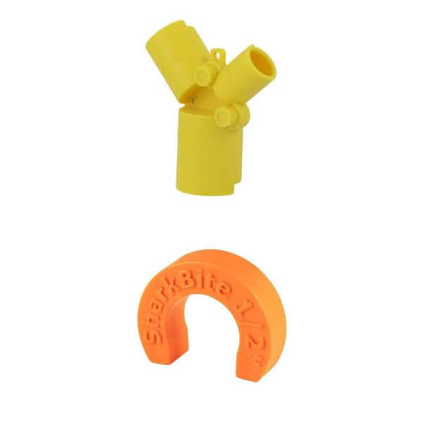 Insertion Depth and Pipe Deburring Tool with 1/2 in. Push-to-Connect Disconnect Clip Combo (2-Piece)