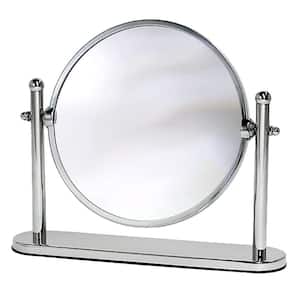 Lavatory Premier Table Makeup Mirror in Chrome