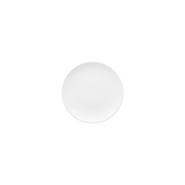 Manhattan Comfort 8.46 in. Coup White Salad Plates (Set of 12)