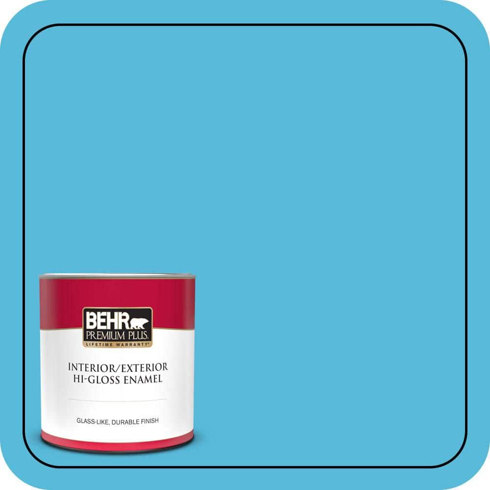 1 qt. #530B-5 Azurean Hi-Gloss Enamel Interior/Exterior Paint & Primer price history on PriceWatchPro