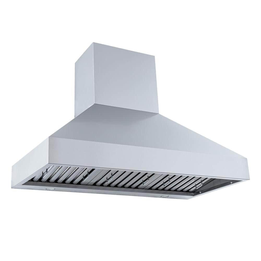 PLJW 104.54 304SS 54 in. 1200 CFM Outdoor Wall-Mounted Range Hood 304 Stainless Steel price history on PriceWatchPro