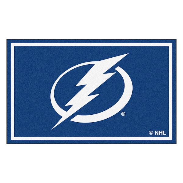 FANMATS Tampa Bay Lightning 4 ft. x 6 ft. Area Rug