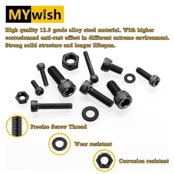 Piston à Bille, 1/2/5/10 Pièces M3 M4 M5 M6 M8 M10 M12 304 Douille