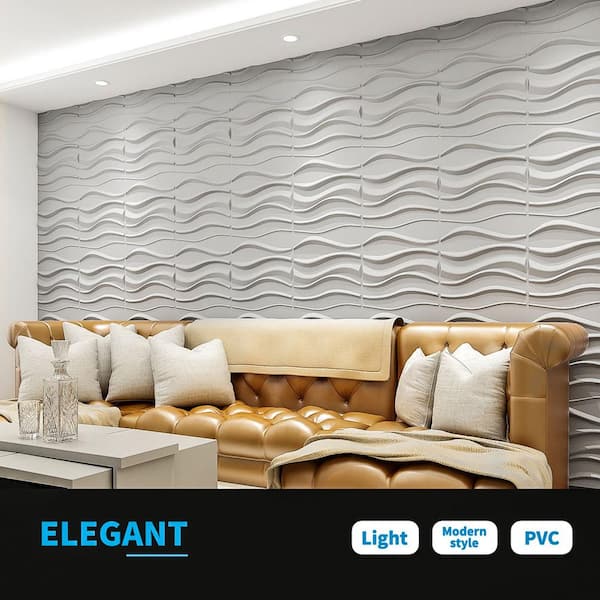 19 7 In White Pvc Wall Panel
