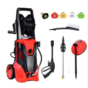 2030 PSI 2 GPM Hot/Cold Water Electric High Pressure Washer with Patio Cleaner and 5 Nozzles