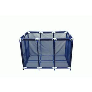 47 in. L x 33.4 in. H Mesh Pool Bin Storage Organizer Cart for Toys and Accessories