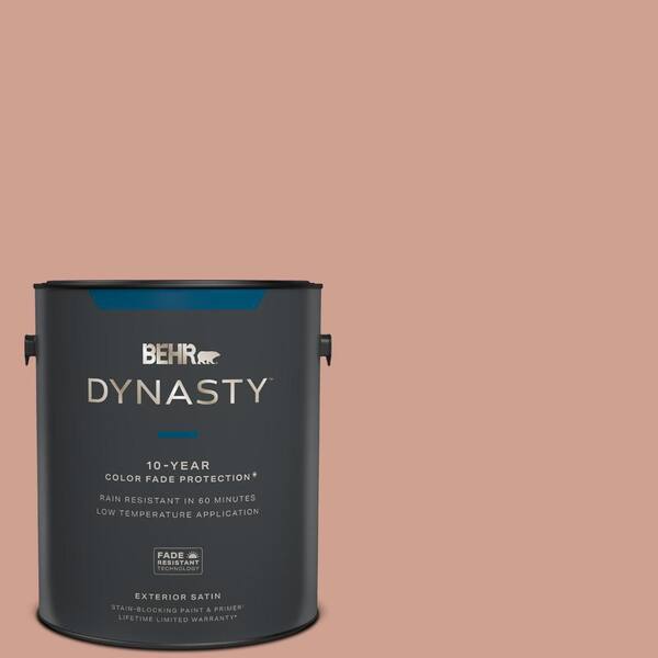 BEHR DYNASTY 1 gal. S1804 Shiny Kettle Satin Enamel Exterior StainBlocking Paint & Primer