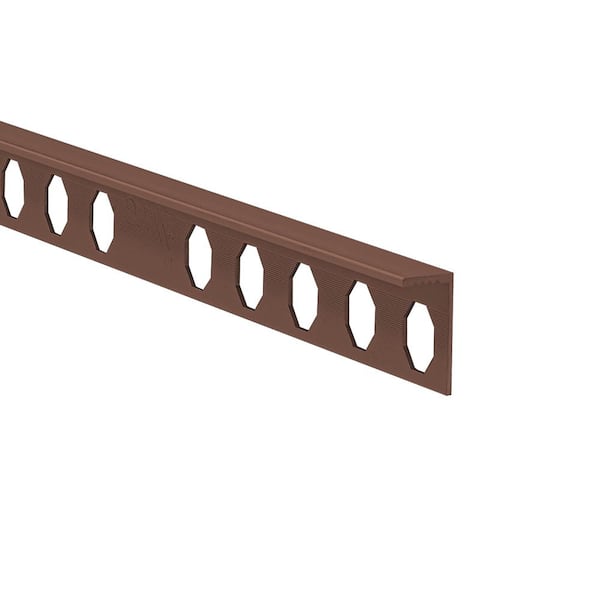 Novosuelo Matt Copper 1/2 in. x 98-1/2 in. Aluminum Tile Edging Trim